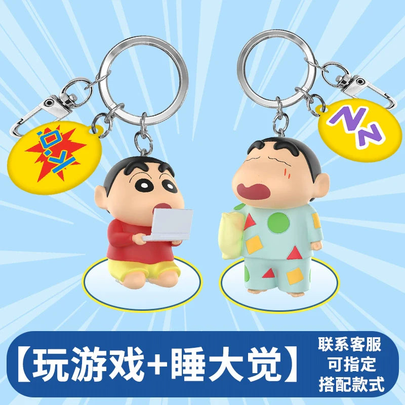 Crayon Xiaoxin 3D Doll Keychain