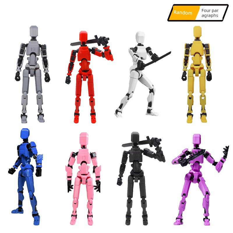 Hand-Made Model Movable Joint Assemble Figure Toy