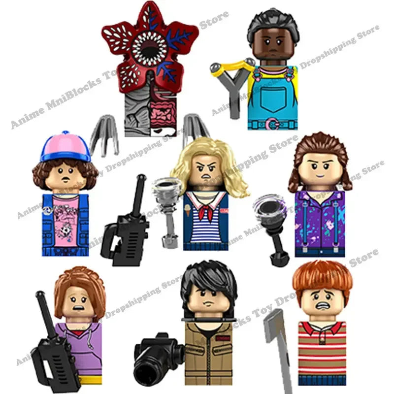 Stranger Things Mini Action Toy Figures Building Blocks